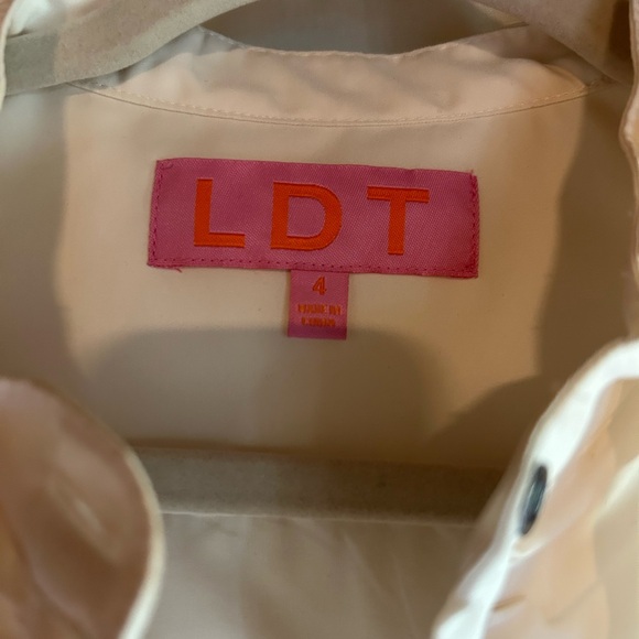 LDT ruffle edge mini dress size 4 - Picture 2 of 3